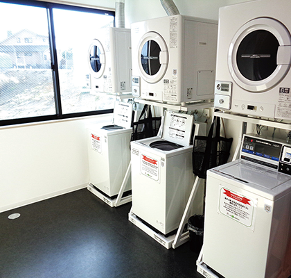 コインランドリーも完備