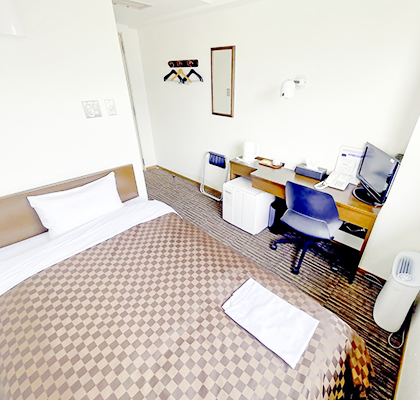 ホテルエルボン飯田のシングルルームは設備が整っているので便利で快適