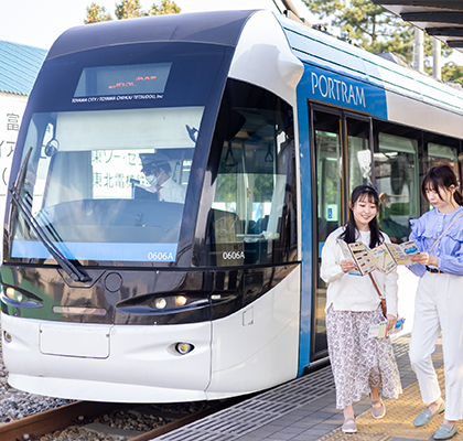 路面電車に乗って観光に出かけよう
