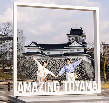 続日本100名城にも選ばれた富山城