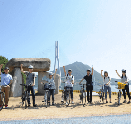 備南自動車学校のおすすめ観光は日本初自電車で海峡横断できる『しまなみ海道サイクリング』!!